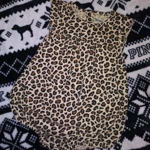 Cheetah print body suit